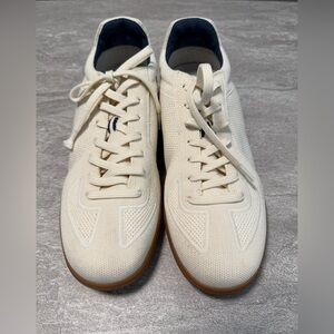 Rothy’s Mens Size 10 RS01 Sneakers Shoes Off White Bone Color Rothys